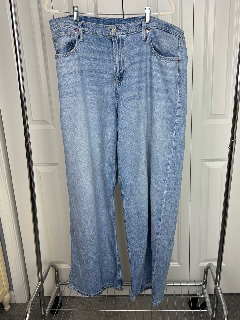 Gap baggie, midrise wide leg jeans